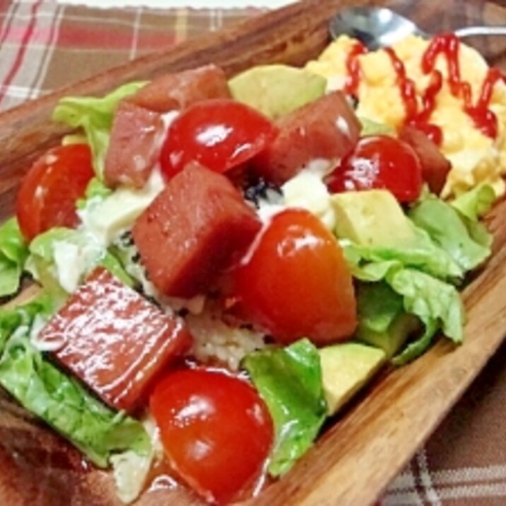 Deri風ワンプレートごはん スパム丼 レシピ 作り方 By ゆきゆきゆきっち 楽天レシピ